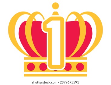 A simple crown illustration inspired by rankings