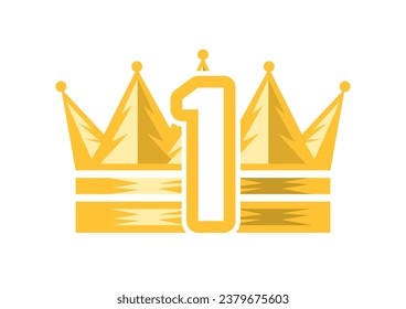 A simple crown illustration inspired by rankings