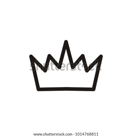 Simple Crown Logo Stock Vector (Royalty Free) 1014768811 - Shutterstock