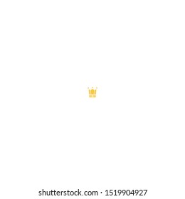 simple crown logo icon design