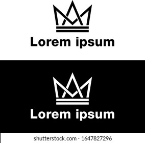 Simple Crown Logo - MA Letter Logo