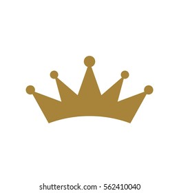 Simple Crown Logo Template Illustration Design. Vector EPS 10.