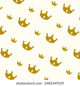 A simple crown pattern that can be a cover background