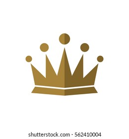 Simple Crown vector Logo Template Illustration Design. Vector EPS 10.