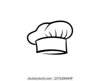 Simple Culinary Design for Restaurant and Catering Services, Minimalist Chef Hat Vector