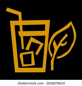 
simple cup and glass icon image