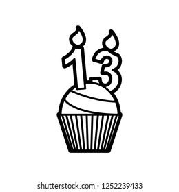 Simple Cupcake Icon