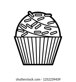 Simple Cupcake Icon Stock Vector (Royalty Free) 1252239439 | Shutterstock