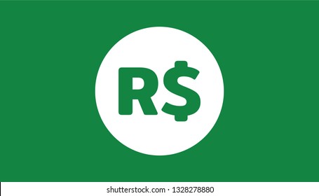 Simple Currency icon Banknote sign in green : Brazil’s Brazilian real BRL bill vector illustration