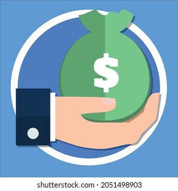 Paquete de iconos de moneda simple. Ilustración vectorial de trazo sobre un fondo azul. Moderna colección de iconos de estilo de contorno de Dinero, Moneda