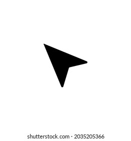 Simple cursor line icon. Vector illustration isolated on a white background. Premium quality symbol. Vector sign for mobile app and web sites, computers.