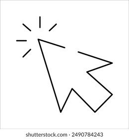 simple cursor vector icon design
