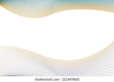 Simple Curve Background Design - Orange