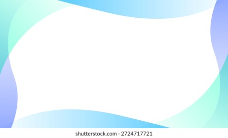 Quadro de Plano de Fundo Curvo Simples, Tamanho 16:9