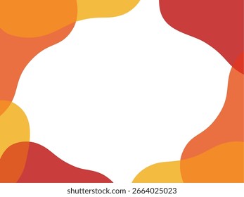 A simple curved frame inspired by autumn