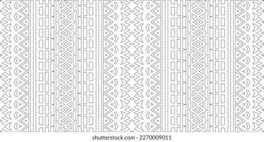 Simple curved line design.Abstract geometric black and white pattern for web page, textures, card, poster, fabric, textile.dot patterns.