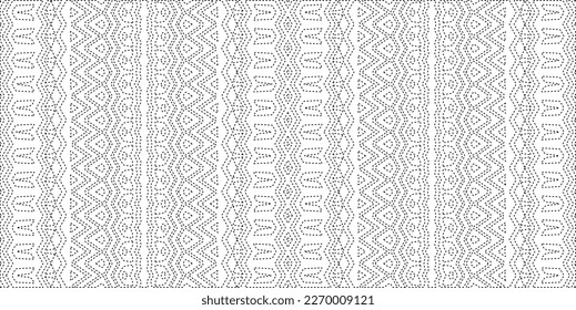 Einfaches gebogenes Liniendesign.Abstraktes geometrisches Schwarz-Weiß-Muster für Webseiten, Texturen, Karten, Poster, Gewebe, Textil.dot-Muster.