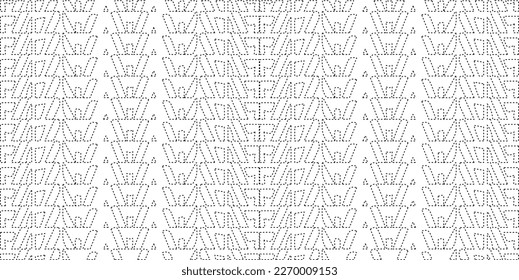Simple curved line design.Abstract geometric black and white pattern for web page, textures, card, poster, fabric, textile.dot patterns.