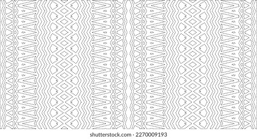 Simple curved line design.Abstract geometric black and white pattern for web page, textures, card, poster, fabric, textile.dot patterns.
