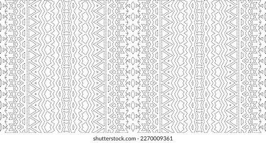 Einfaches gebogenes Liniendesign.Abstraktes geometrisches Schwarz-Weiß-Muster für Webseiten, Texturen, Karten, Poster, Gewebe, Textil.dot-Muster.