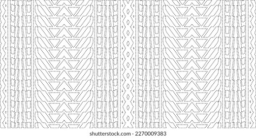 Simple curved line design.Abstract geometric black and white pattern for web page, textures, card, poster, fabric, textile.dot patterns.