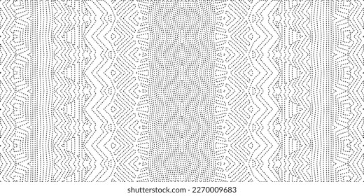 Simple curved line design.Abstract geometric black and white pattern for web page, textures, card, poster, fabric, textile.dot patterns.
