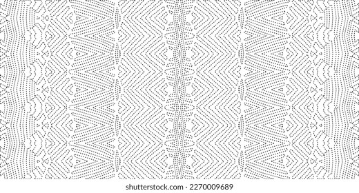 Simple curved line design.Abstract geometric black and white pattern for web page, textures, card, poster, fabric, textile.dot patterns.
