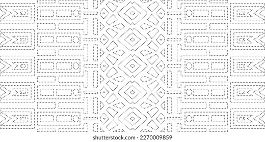 Simple curved line design.Abstract geometric black and white pattern for web page, textures, card, poster, fabric, textile.dot patterns.
