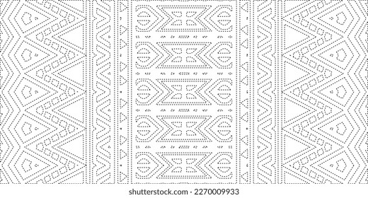 Einfaches gebogenes Liniendesign.Abstraktes geometrisches Schwarz-Weiß-Muster für Webseiten, Texturen, Karten, Poster, Gewebe, Textil.dot-Muster.