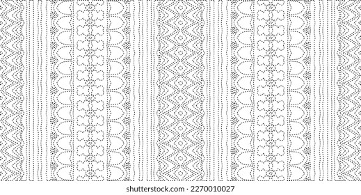 Simple curved line design.Abstract geometric black and white pattern for web page, textures, card, poster, fabric, textile.dot patterns.