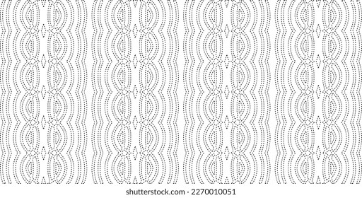Simple curved line design.Abstract geometric black and white pattern for web page, textures, card, poster, fabric, textile.dot patterns.