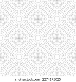 Simple curved line design.Abstract geometric black and white pattern for web page, textures, card, poster, fabric, textile.dot patterns.