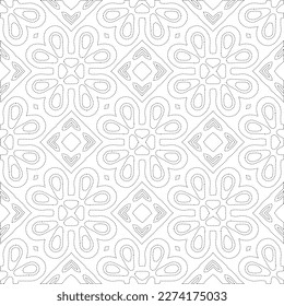 Simple curved line design.Abstract geometric black and white pattern for web page, textures, card, poster, fabric, textile.dot patterns.