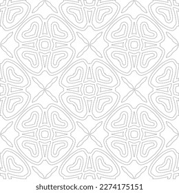 Simple curved line design.Abstract geometric black and white pattern for web page, textures, card, poster, fabric, textile.dot patterns.