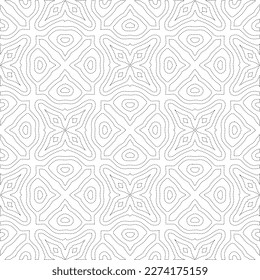 Simple curved line design.Abstract geometric black and white pattern for web page, textures, card, poster, fabric, textile.dot patterns.