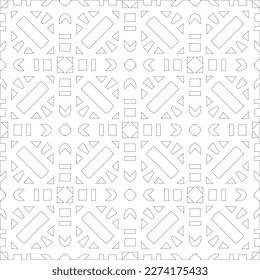 Simple curved line design.Abstract geometric black and white pattern for web page, textures, card, poster, fabric, textile.dot patterns.