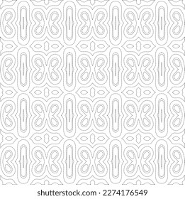 Simple curved line design.Abstract geometric black and white pattern for web page, textures, card, poster, fabric, textile.dot patterns.