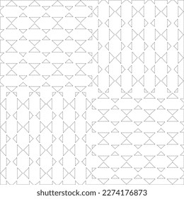 Simple curved line design.Abstract geometric black and white pattern for web page, textures, card, poster, fabric, textile.dot patterns.