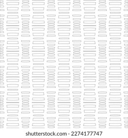 Simple curved line design.Abstract geometric black and white pattern for web page, textures, card, poster, fabric, textile.dot patterns.