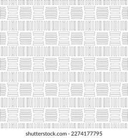 Diseño de líneas curvadas simples.Resumen de patrones geométricos en blanco y negro para páginas web, texturas, tarjetas, afiches, tela, textile.dot.