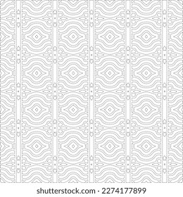 Simple curved line design.Abstract geometric black and white pattern for web page, textures, card, poster, fabric, textile.dot patterns.