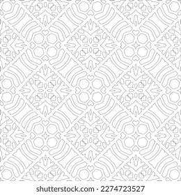 Simple curved line design.Abstract geometric black and white pattern for web page, textures, card, poster, fabric, textile.dot patterns.