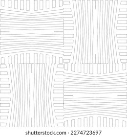 Diseño de líneas curvadas simples.Resumen de patrones geométricos en blanco y negro para páginas web, texturas, tarjetas, afiches, tela, textile.dot.