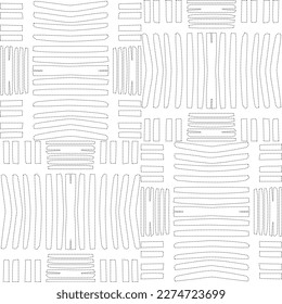 Simple curved line design.Abstract geometric black and white pattern for web page, textures, card, poster, fabric, textile.dot patterns.