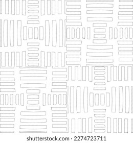 Diseño de líneas curvadas simples.Resumen de patrones geométricos en blanco y negro para páginas web, texturas, tarjetas, afiches, tela, textile.dot.