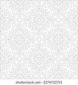Simple curved line design.Abstract geometric black and white pattern for web page, textures, card, poster, fabric, textile.dot patterns.
