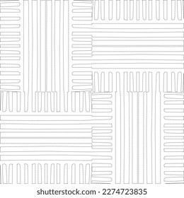 Simple curved line design.Abstract geometric black and white pattern for web page, textures, card, poster, fabric, textile.dot patterns.