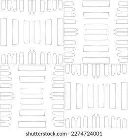 Simple curved line design.Abstract geometric black and white pattern for web page, textures, card, poster, fabric, textile.dot patterns.