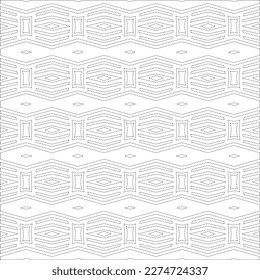 Simple curved line design.Abstract geometric black and white pattern for web page, textures, card, poster, fabric, textile.dot patterns.