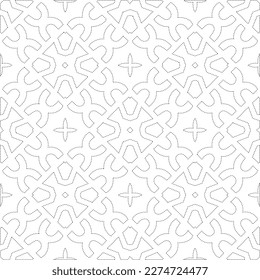 Simple curved line design.Abstract geometric black and white pattern for web page, textures, card, poster, fabric, textile.dot patterns.